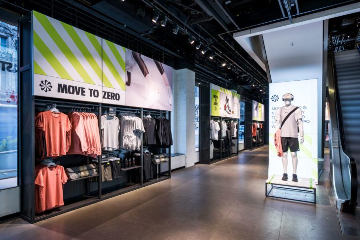 Nike eco retail graphics