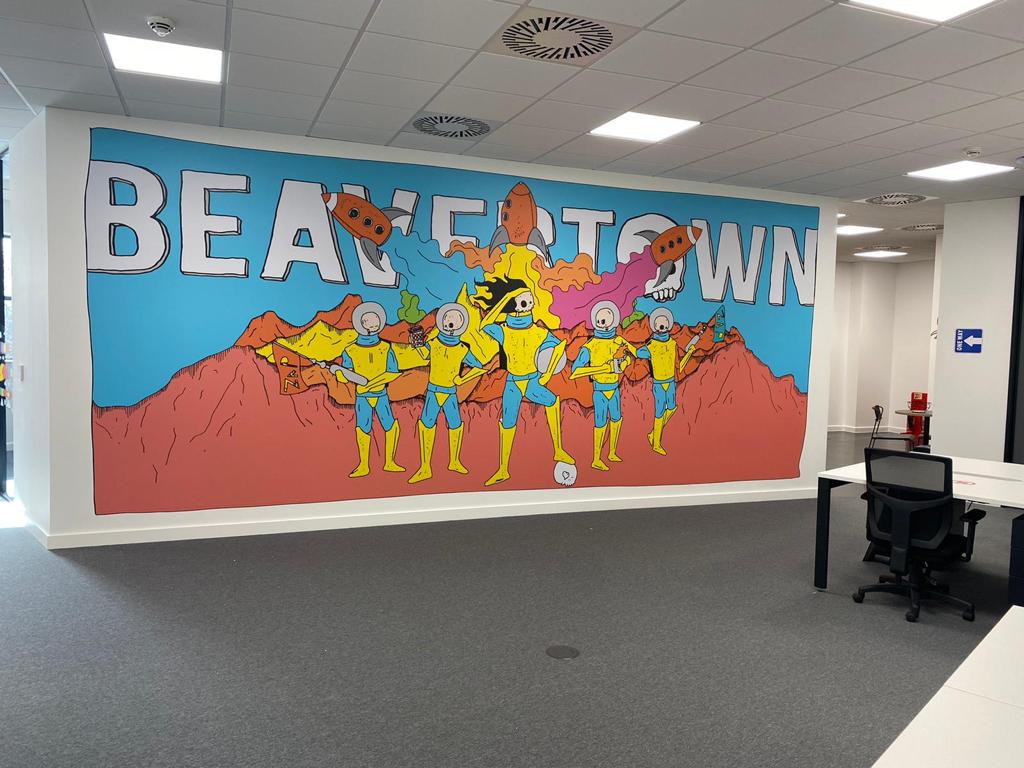 Beavertown Beaverworld Office Branding